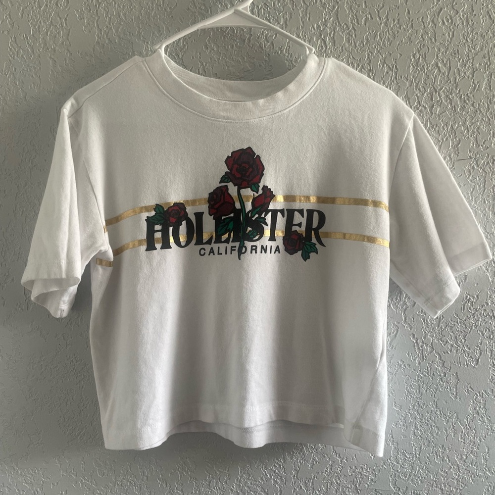 NWOT Hollister Crop Top Tee Size XS